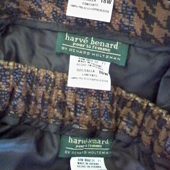 Nwt $374 HARVE BENARD 3 PC Suit Sz 16W/18W CHIC! - Picture 7 of 8